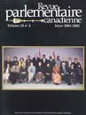 Canadian Parliamentary Review Cover