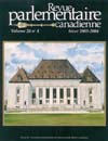 Canadian Parliamentary Review Cover