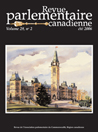 Canadian Parliamentary Review Cover