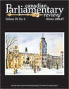 Canadian Parliamentary Review Cover