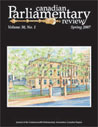 Canadian Parliamentary Review Cover