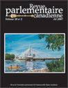 Canadian Parliamentary Review Cover