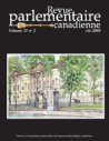 Canadian Parliamentary Review Cover