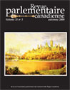 Canadian Parliamentary Review Cover