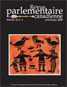 Canadian Parliamentary Review Cover