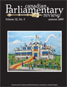 Canadian Parliamentary Review Cover