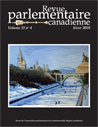 Canadian Parliamentary Review Cover