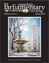 Canadian Parliamentary Review Cover