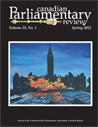 Canadian Parliamentary Review Cover