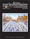 Canadian Parliamentary Review Cover