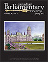 Canadian Parliamentary Review Cover