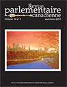 Canadian Parliamentary Review Cover